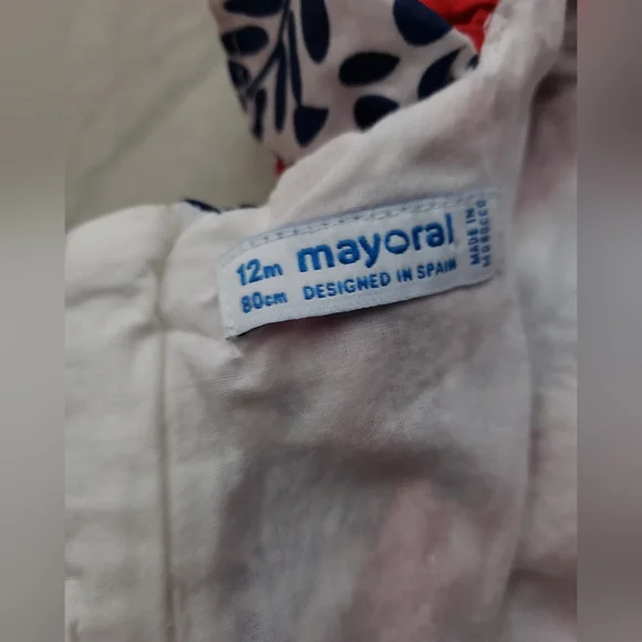 NWOT Mayoral Baby Girls Dress size 12m - Picture 7 of 13